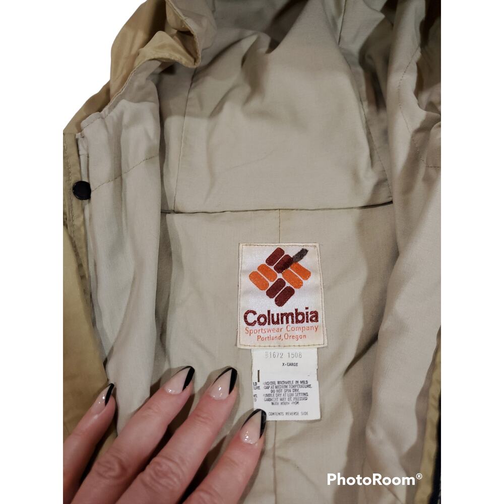 Columbia | Vintage Tan Cinched Shooting Jacket | Size XL - Picture 6 of 13